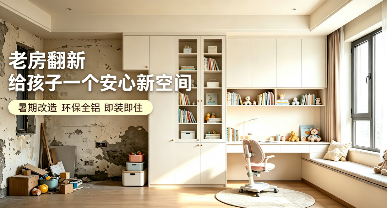 暑期焕新｜老房翻新，为什么更适合选择全铝家居？